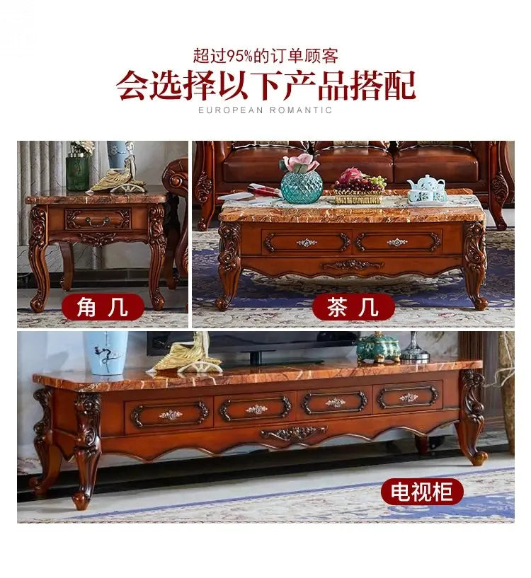 Leather Brown Living Room Sofa Set Luxury European Design Modern Style Sofa Full Set Nordic 3 Seater Canape Salon Home Furniture Allen Cozy Haven Store