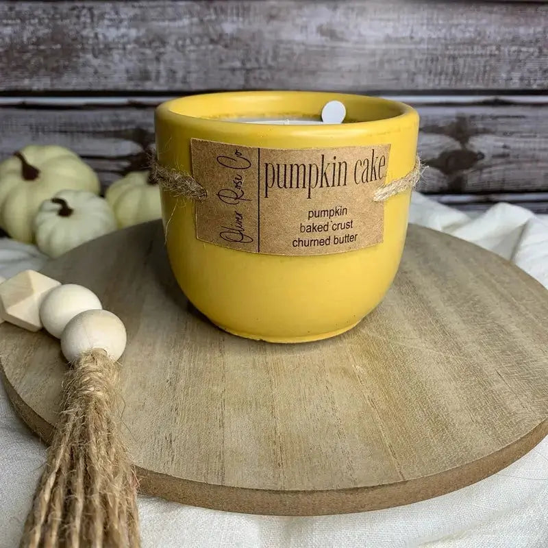 Luxurious Autumn Soy Candles in Elegant Concrete Holders Allen Cozy Haven Store