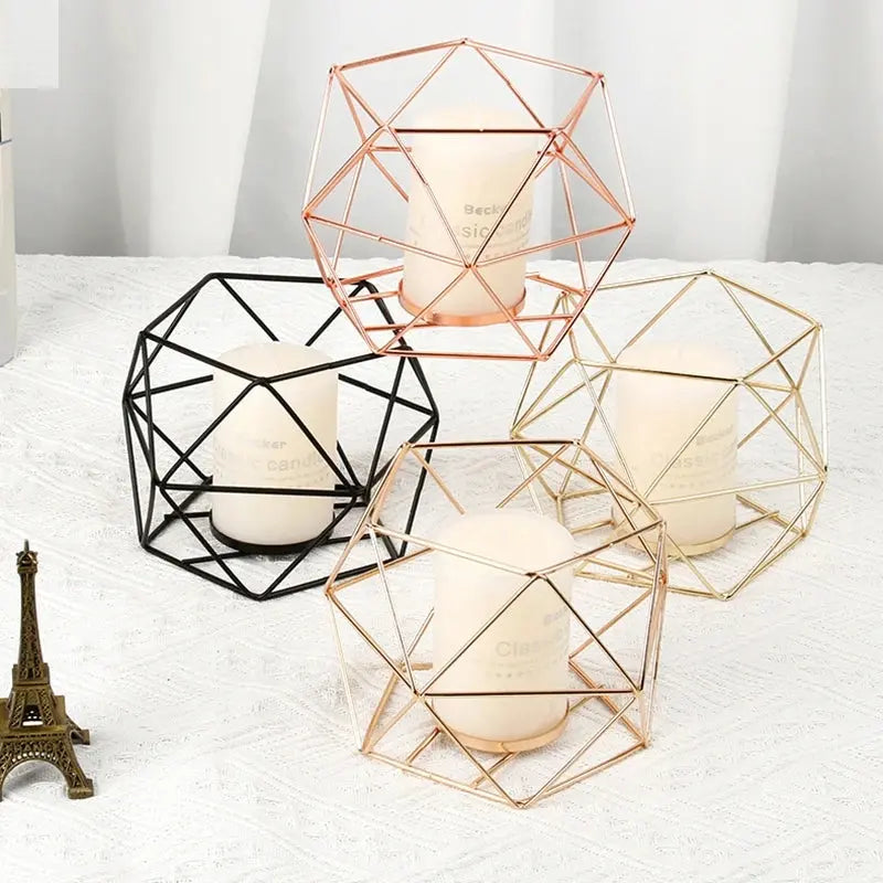 Metal Tea Light Holder For Wedding Centerpiece Tealight Candle Holder Happy Birthday Gift Country Decor For The Home Allen Cozy Haven Store