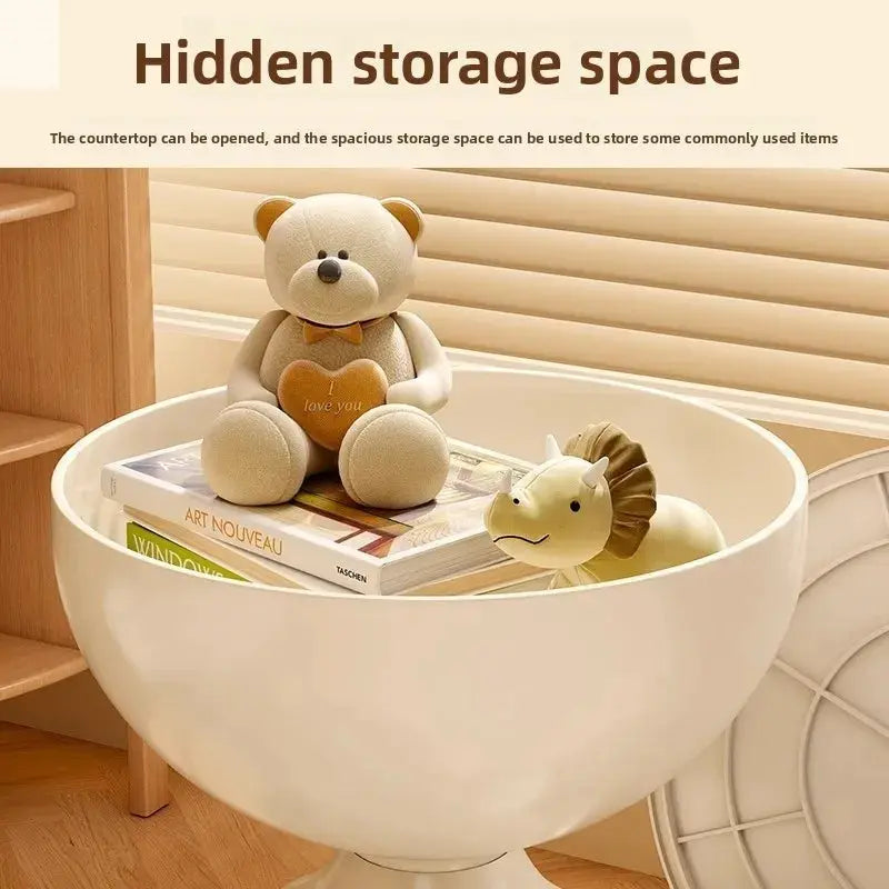 Modern minimalist bedroom bedside table minimalist small coffee table living room home creative edge table mini coffee table Allen Cozy Haven Store