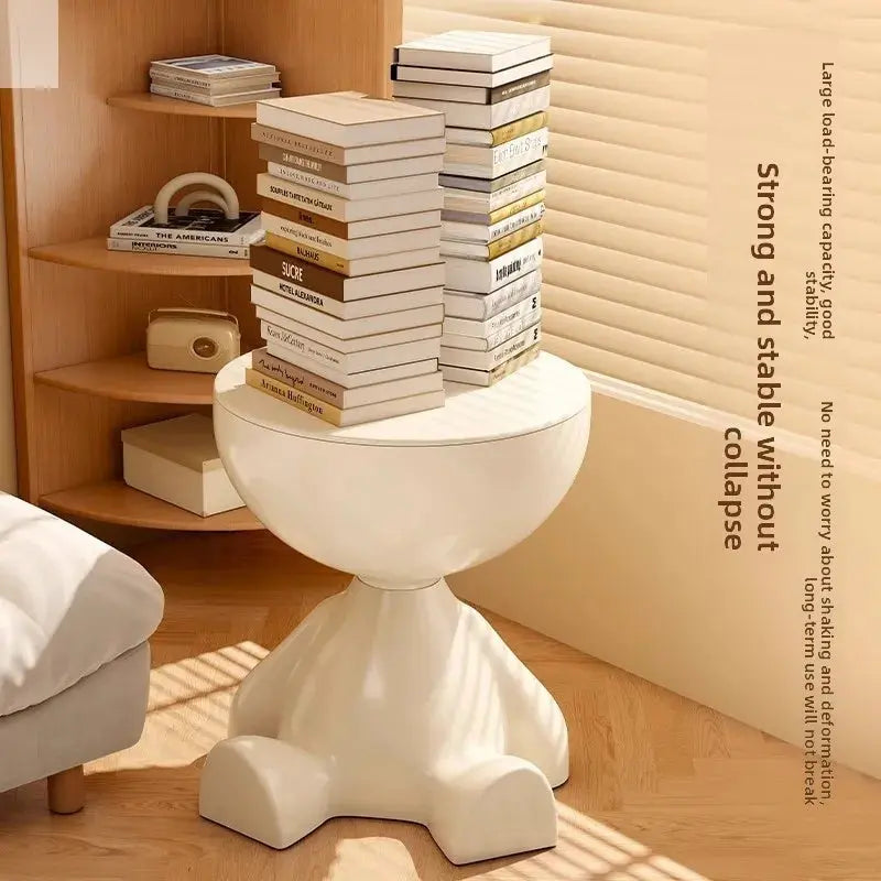 Modern minimalist bedroom bedside table minimalist small coffee table living room home creative edge table mini coffee table Allen Cozy Haven Store