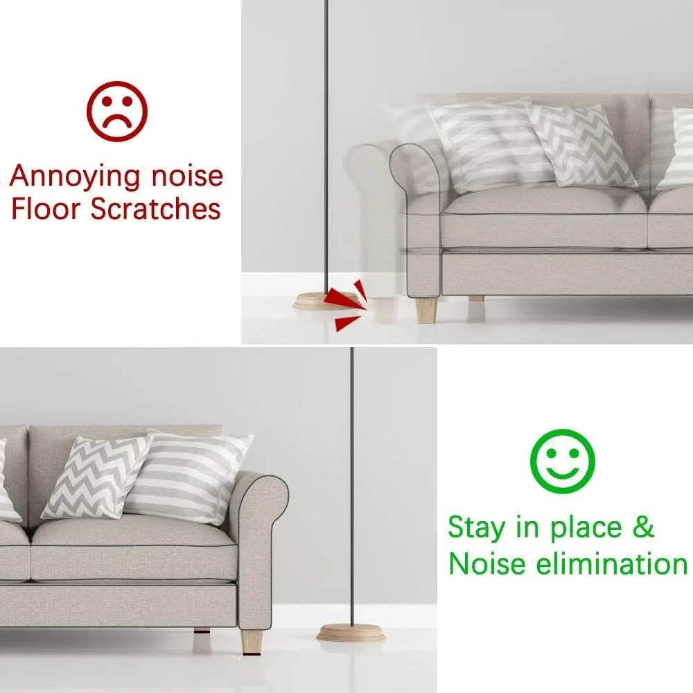 Non-Slip Furniture Pads - 16 Pack, 3-Inch Self-Adhesive Rubber Grippers for Furniture Legs, Anti-Skid Protectors for Hardwood Floors-Allen Cozy Haven Store