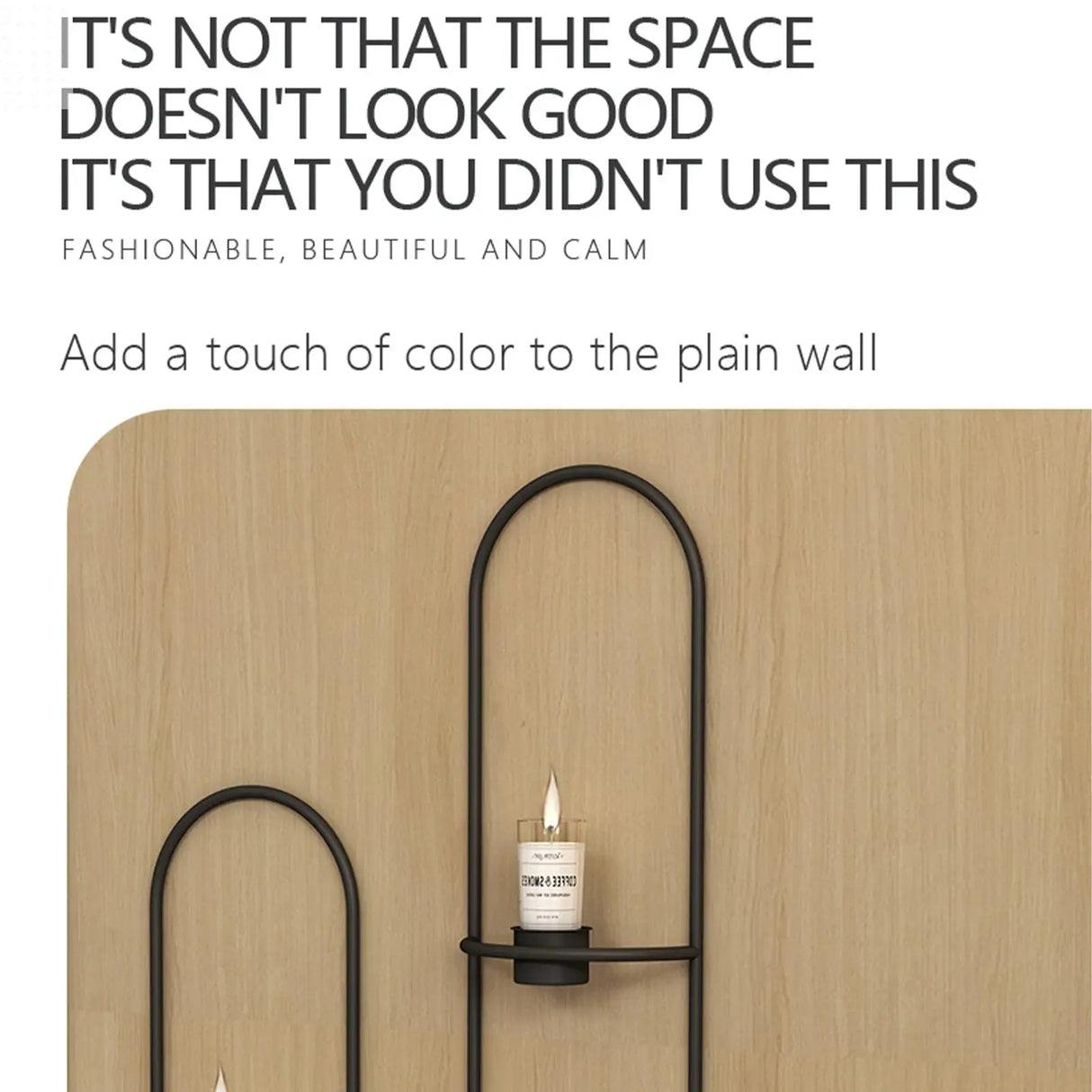 Nordic Metal Wall Candle Holder -Enhance your walls with Chic Decor Allen Cozy Haven Store