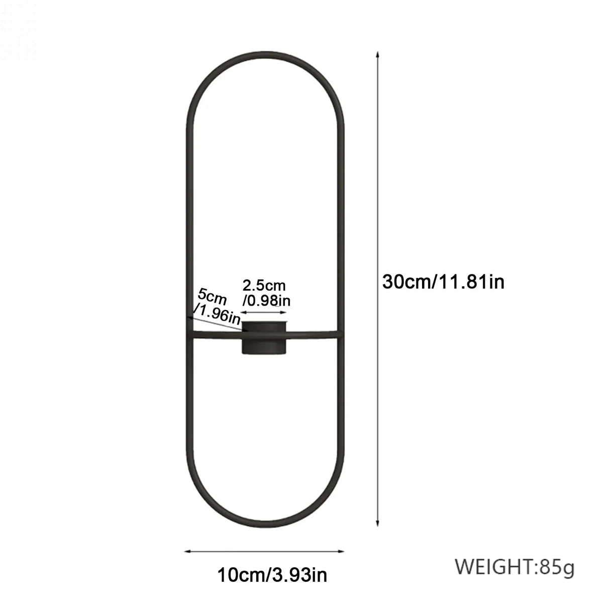 Nordic Metal Wall Candle Holder -Enhance your walls with Chic Decor Allen Cozy Haven Store