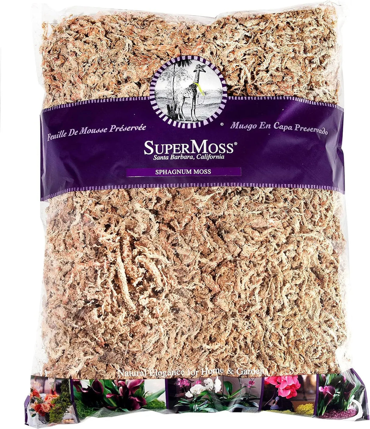 Orchid Sphagnum Moss - Dried Natural 8 oz-Allen Cozy Haven Store