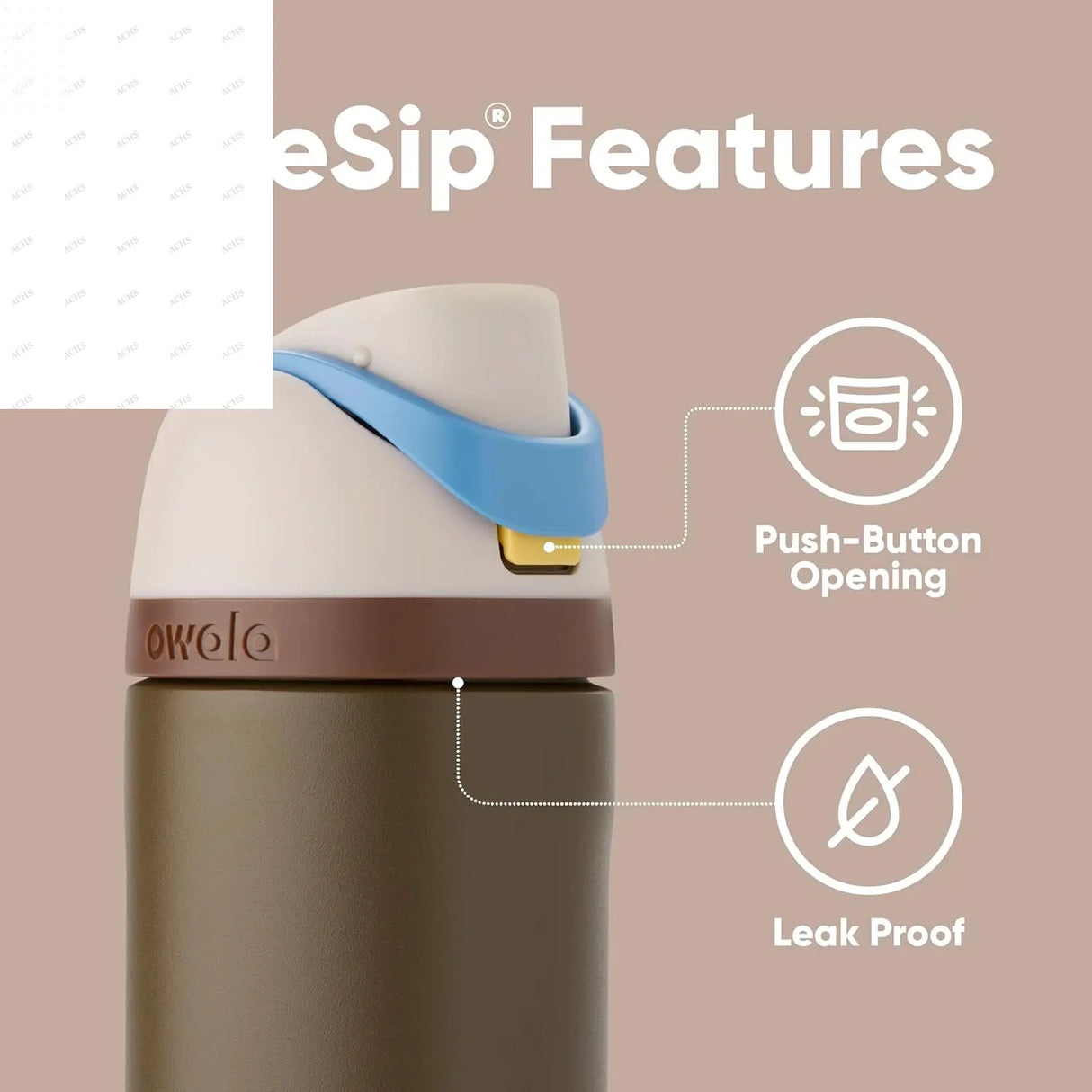 Owala Mandalorian Freesip Insulated Stainless Steel Water Bottle with Straw, 24-Ounce, BPA-Free, Ideal for Sports and Travel BlenderBottle