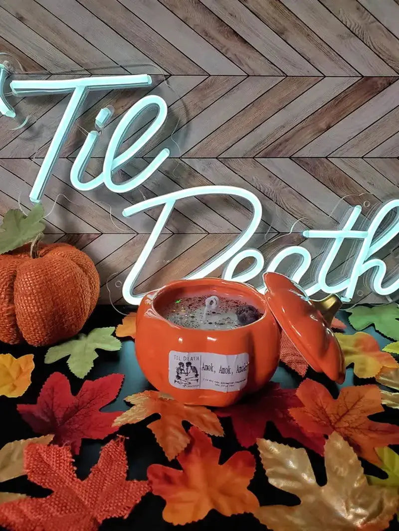 Premium Artisan Pumpkin Scented Candles Allen Cozy Haven Store