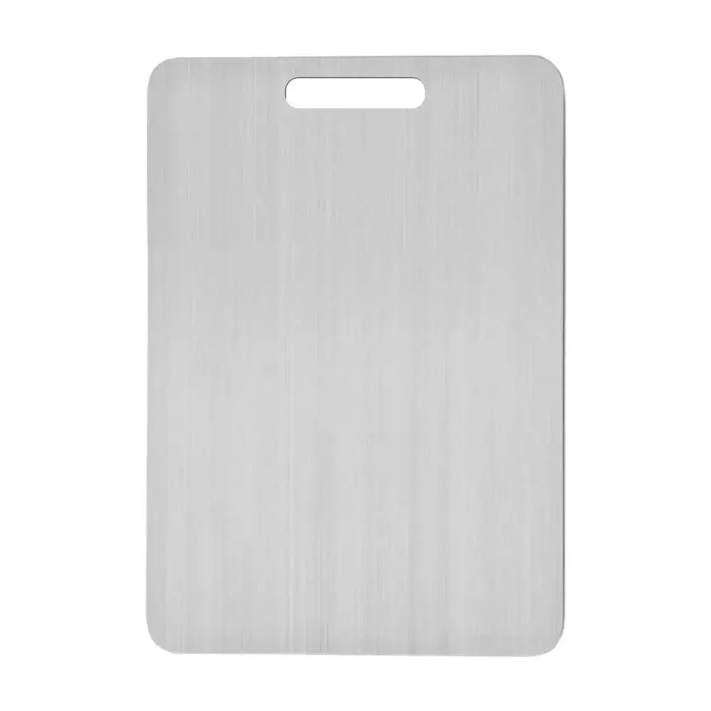 Premium Large Stainless Steel Cutting Board with Lip - Ideal for Baking, Dough Preparation, and Pizza Rolling-Allen Cozy Haven Store
