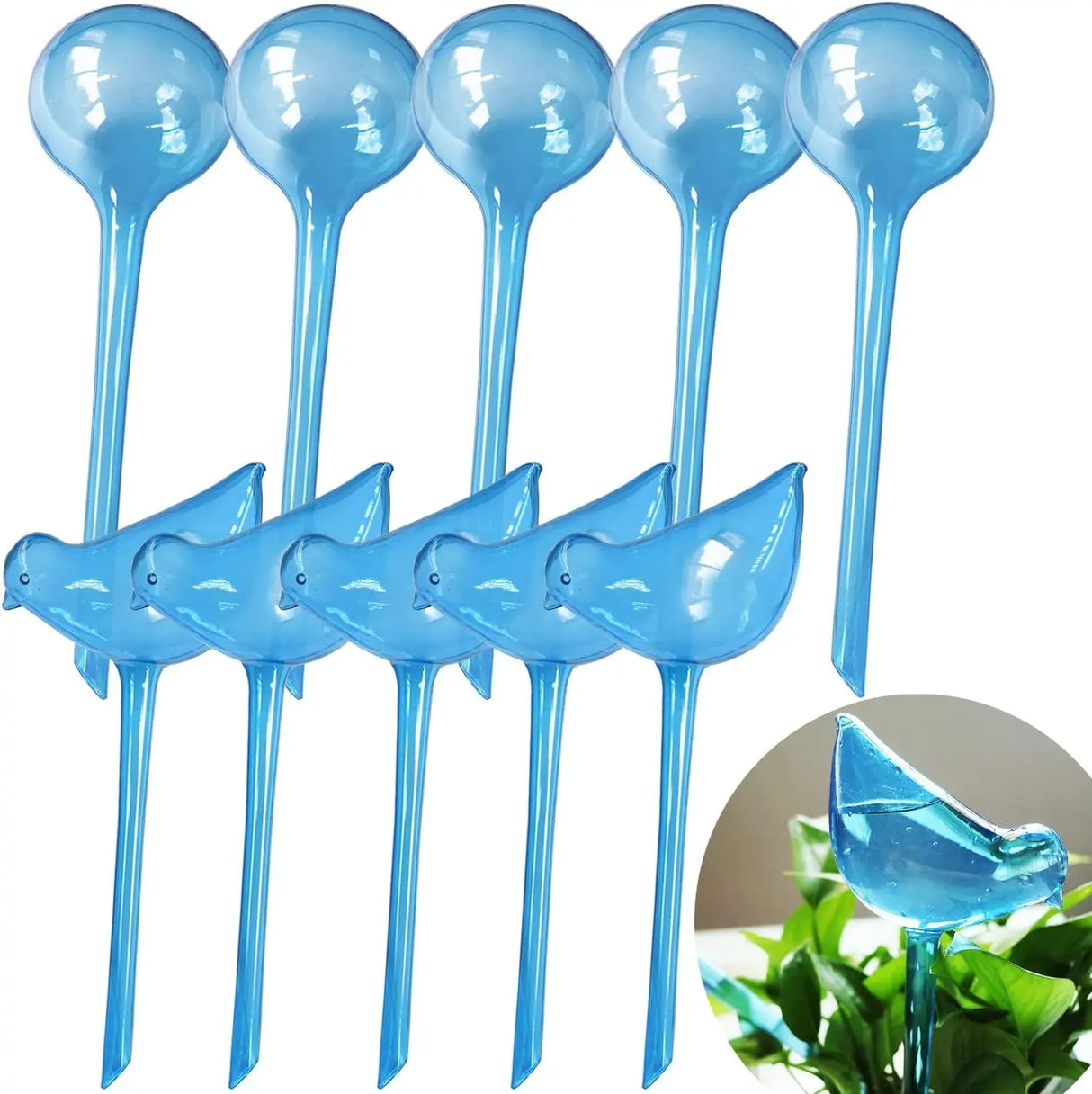 Premium Plant Watering Dispenser Set - 10 Automatic Self-Watering Devices for Indoor and Outdoor Use-Allen Cozy Haven Store