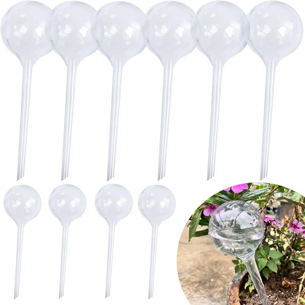 Premium Plant Watering Dispenser Set - 10 Automatic Self-Watering Devices for Indoor and Outdoor Use-Allen Cozy Haven Store