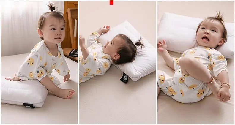 Pure Cotton Low Loft Pillow Cervical Support Adult Male and Female Students Single Soft Ultra-Thin Girl's Low Flat Pillow Inner Allen Cozy Haven Store