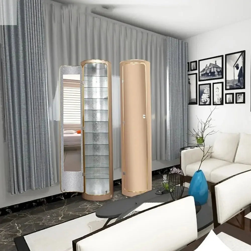 Rotating Shoe Rack| 360° Spinning Shoe Rack Tower|Revolving Free Standing Shoe Organizer, (Color:Red,Size:Ø40cm 99cm 6layer) Allen Cozy Haven Store