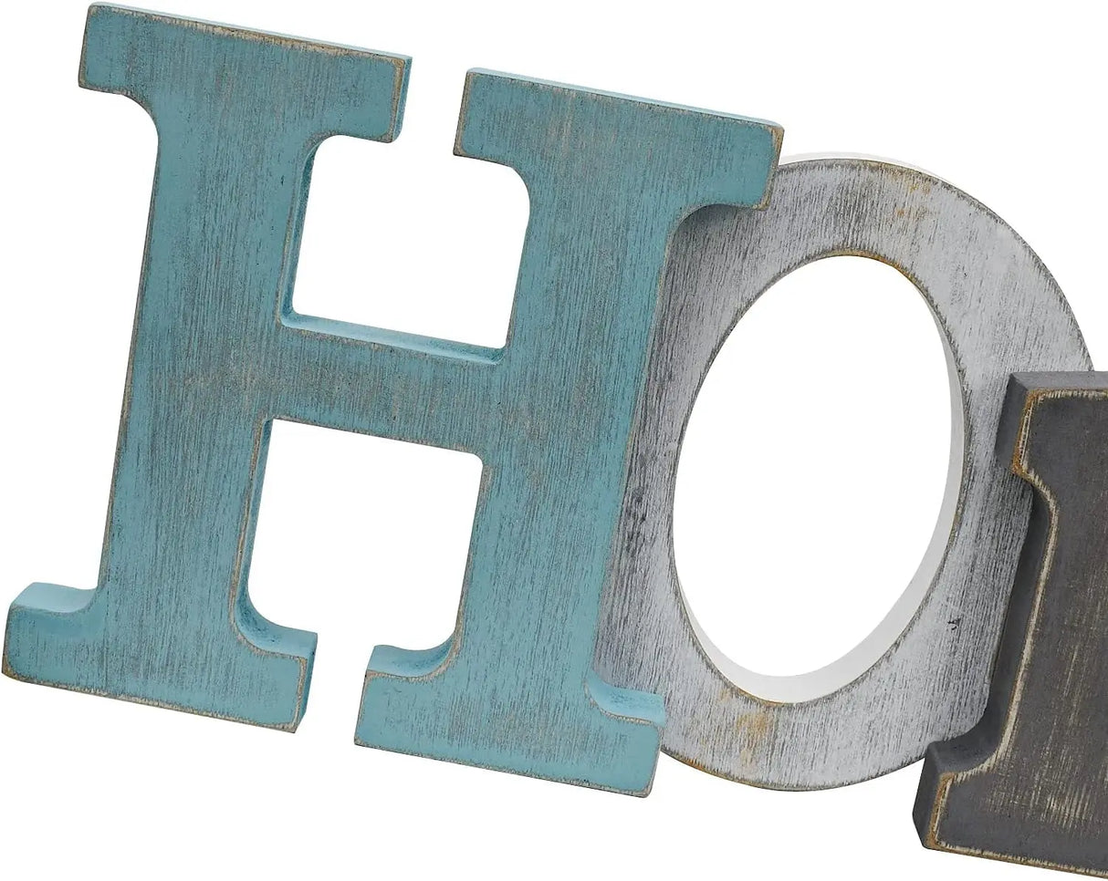 Rustic Home Decor - Decorative Block Letter Wall Art for Home Decoration-Allen Cozy Haven Store
