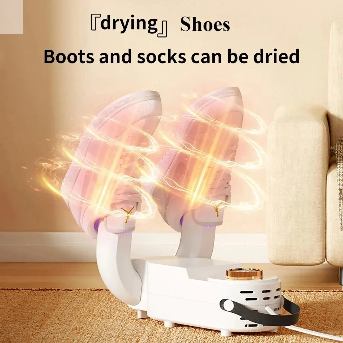 Shoe Dryer Intelligent Timer Adjustable Dryer Quick Drying Deodorizing Sterilizing Shoe Dryer Household Shoe Warmer Heater Allen Cozy Haven Store