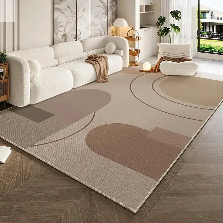Simple Style Carpets for Living Room Rugs Customizable Bedroom Decor Home Crystal Velvet Lounge Big Size Floor Mats Dining Room Allen Cozy Haven Store