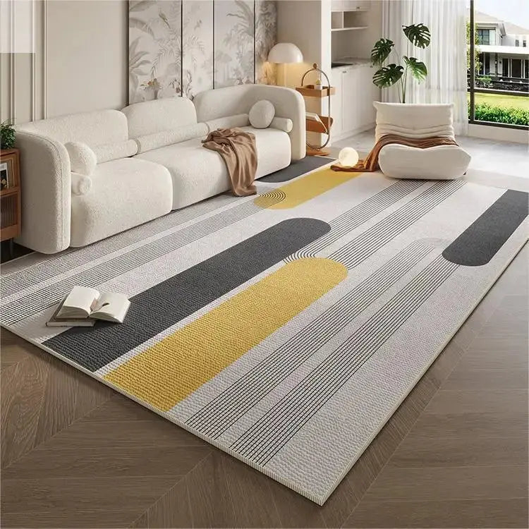 Simple Style Carpets for Living Room Rugs Customizable Bedroom Decor Home Crystal Velvet Lounge Big Size Floor Mats Dining Room Allen Cozy Haven Store