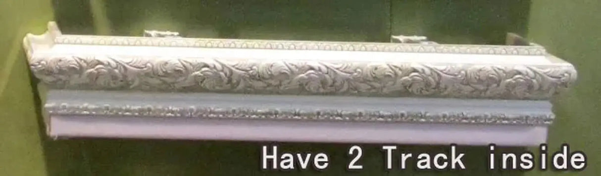 Sophisticated Wooden Window Pelmet Featuring Euro Carve Design for Curtain Valance and Drapery-Allen Cozy Haven Store