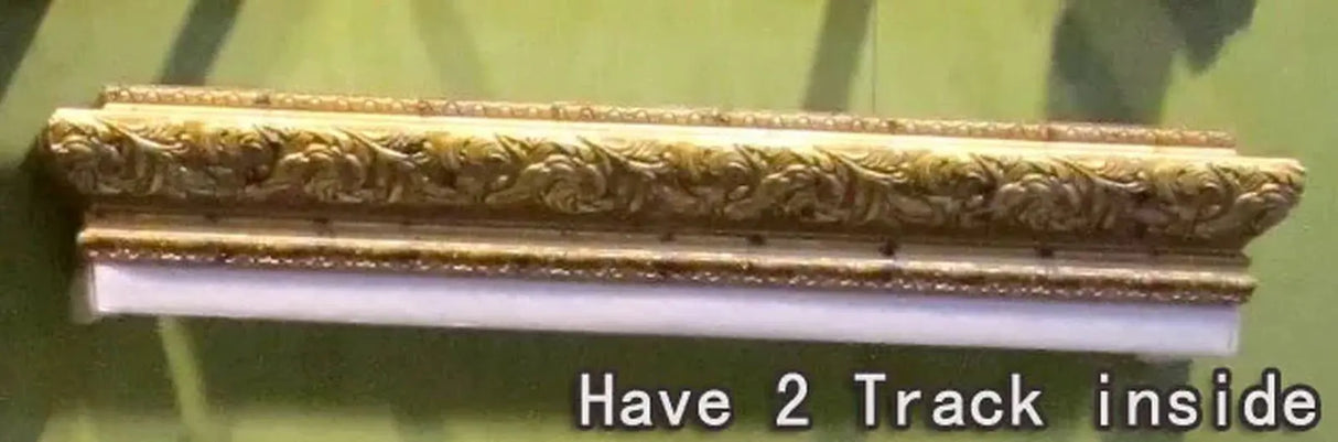 Sophisticated Wooden Window Pelmet Featuring Euro Carve Design for Curtain Valance and Drapery-Allen Cozy Haven Store