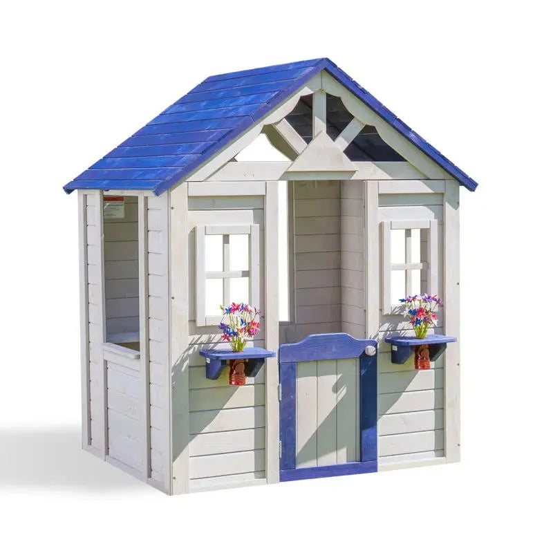 Sunny 3' x 3' Wooden Playhouse for Versatile Indoor and Outdoor Enjoyment (Wayfair Exclusive)-Allen Cozy Haven Store