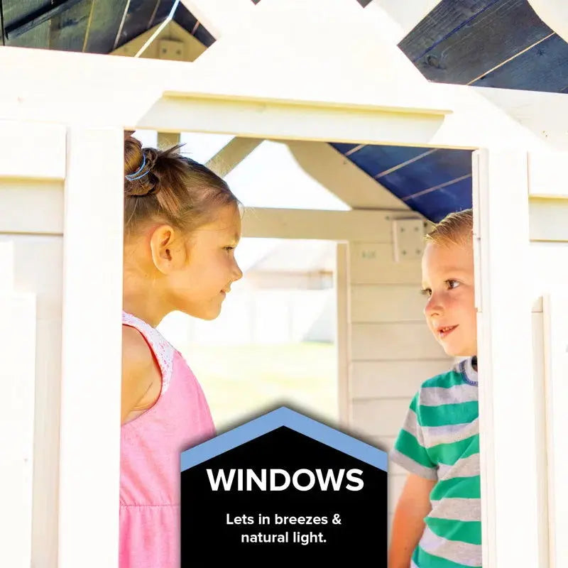 Sunny 3' x 3' Wooden Playhouse for Versatile Indoor and Outdoor Enjoyment (Wayfair Exclusive)-Allen Cozy Haven Store