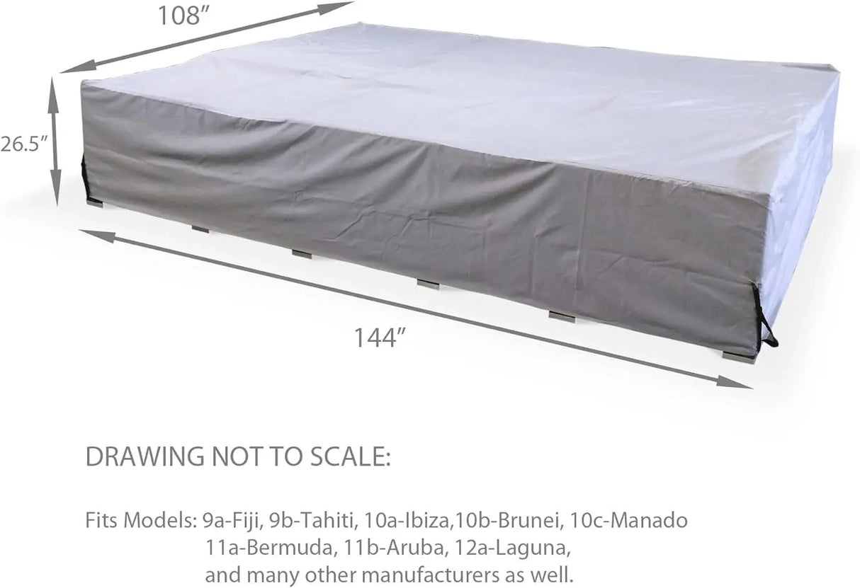 Urban Furnishing Premium Outdoor Patio Furniture Cover (12.0' X 9.0' X 2.3')-Allen Cozy Haven Store