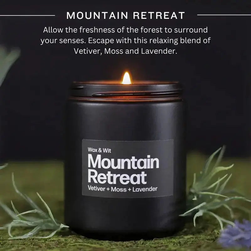 Wax & Wit Men's Aromatic Candles - 9oz Candle Gifts for Him Allen Cozy Haven Store