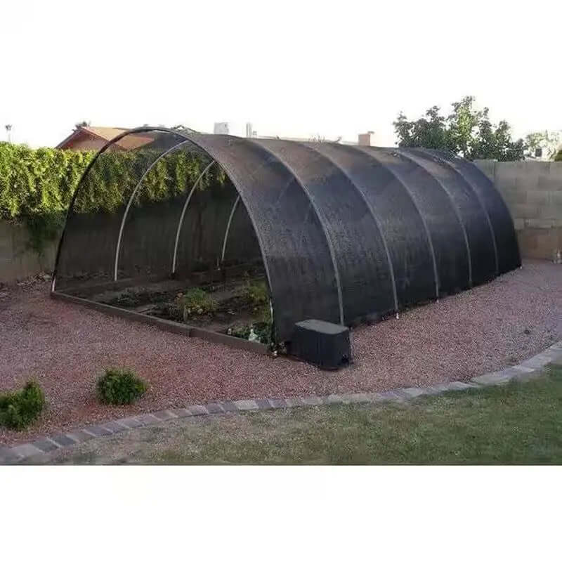 10 Ft. X 10 Ft. 70% Shade Cloth Black Sunblock Fabric Allen Cozy Haven Store