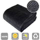 10 Ft. X 10 Ft. 70% Shade Cloth Black Sunblock Fabric Allen Cozy Haven Store