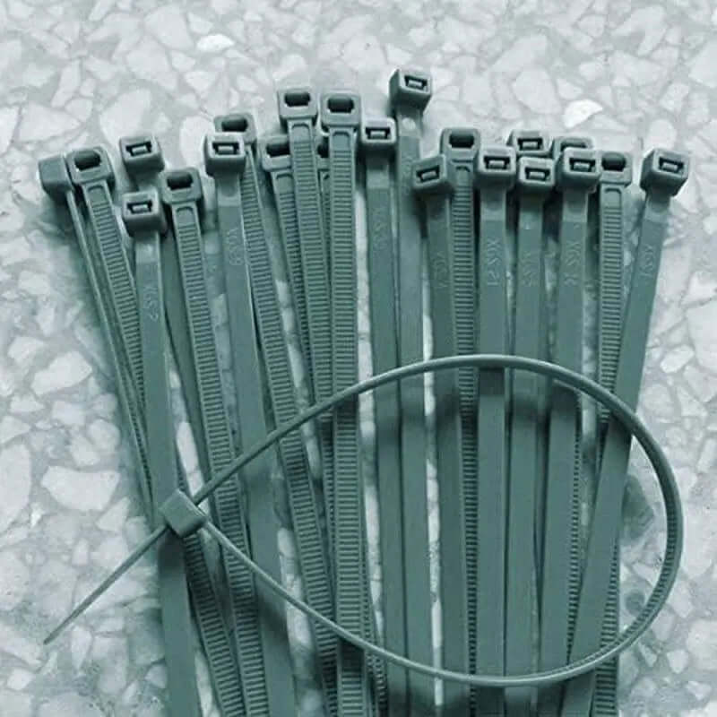 100 Pieces of 8-Inch 3mm Dark Green Nylon Self-Locking Garden Cable Zip Ties-Allen Cozy Haven Store