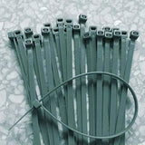100 Pieces of 8-Inch 3mm Dark Green Nylon Self-Locking Garden Cable Zip Ties-Allen Cozy Haven Store