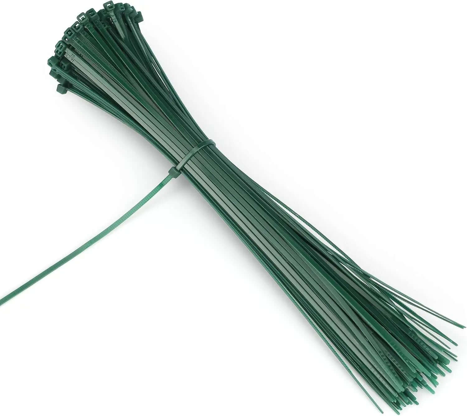 100 Pieces of 8-Inch 3mm Dark Green Nylon Self-Locking Garden Cable Zip Ties-Allen Cozy Haven Store