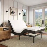 15-Inch Zero Gravity Adjustable Bed with Massaging Feature and Wireless Remote Control-Allen Cozy Haven Store