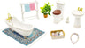 1:12 Scale Miniature Ceramic Bathroom Furniture Set - Ideal Accessories for Miniature Homes and Gifts-Allen Cozy Haven Store