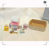 1:12 Scale Miniature Ceramic Bathroom Furniture Set - Ideal Accessories for Miniature Homes and Gifts-Allen Cozy Haven Store