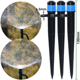 20-Piece Adjustable 360° and 180° Irrigation Sprinkler Dripper Set with 13CM Stakes for Greenhouse and Garden Watering-Allen Cozy Haven Store