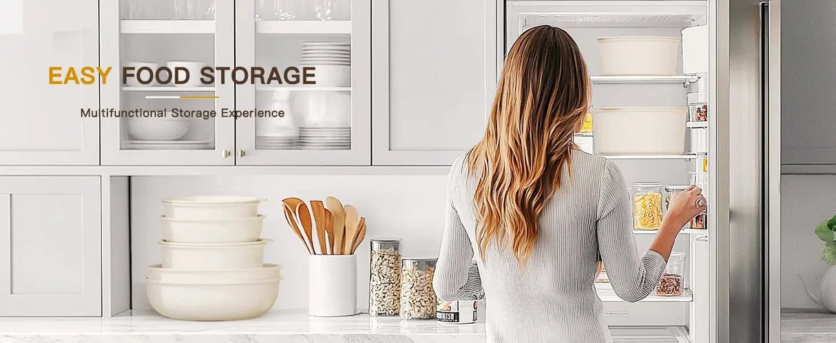 21 Piece Pots and Pans Set Non-Stick, Astercook Ceramic Cookware Set with Sensor Handles, Milky white Allen Cozy Haven Store