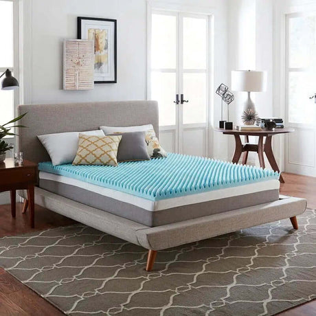 3-Inch Medium Gel-Infused Memory Foam Mattress Topper-Allen Cozy Haven Store