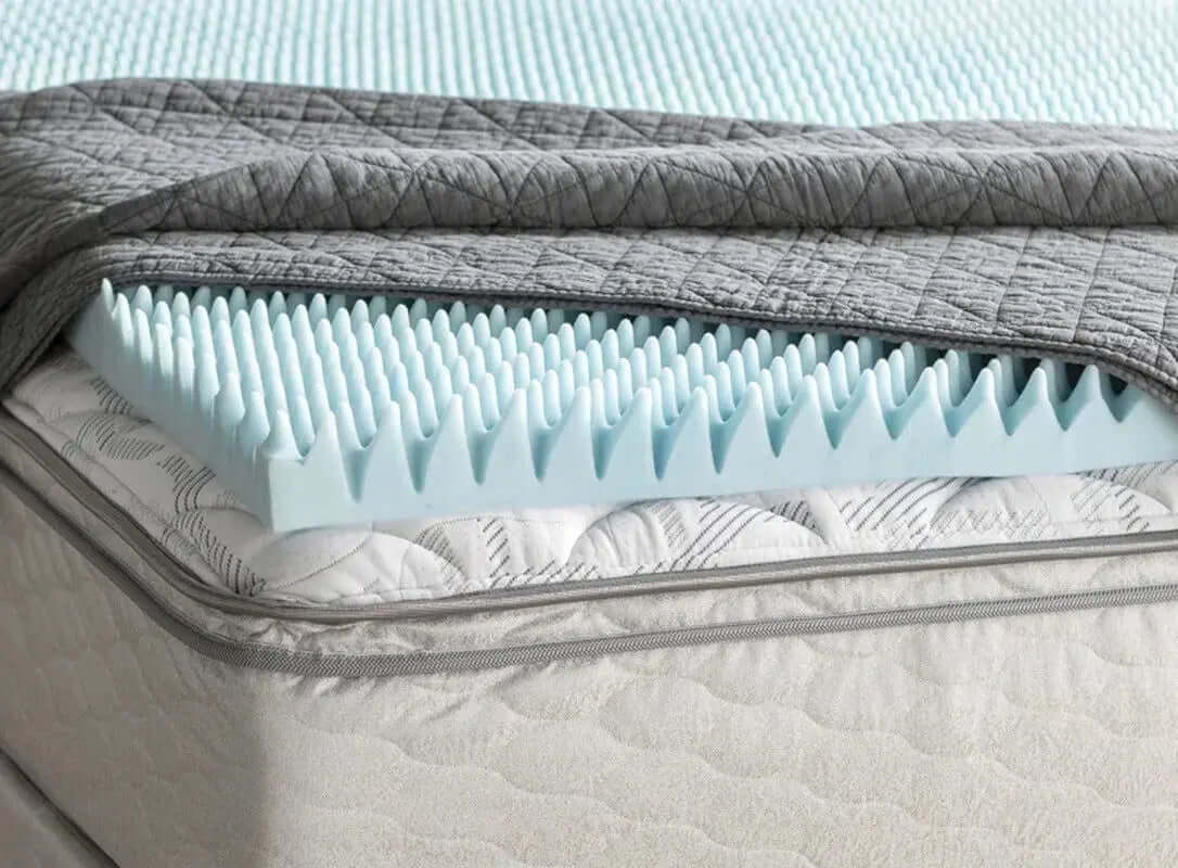 3-Inch Medium Gel-Infused Memory Foam Mattress Topper-Allen Cozy Haven Store