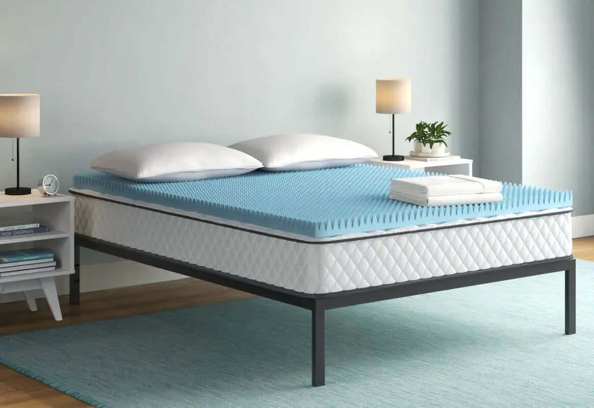 3-Inch Medium Gel-Infused Memory Foam Mattress Topper-Allen Cozy Haven Store