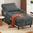 "3-in-1 Sleeper Chair - Convertible Futon with USB Ports & Side Pockets, Adjustable Recliner for Small Spaces & Bedrooms" Allen Cozy Haven Store