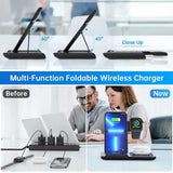 3-in-1 Wireless Charging Station with 18W Fast Charging-Allen Cozy Haven Store