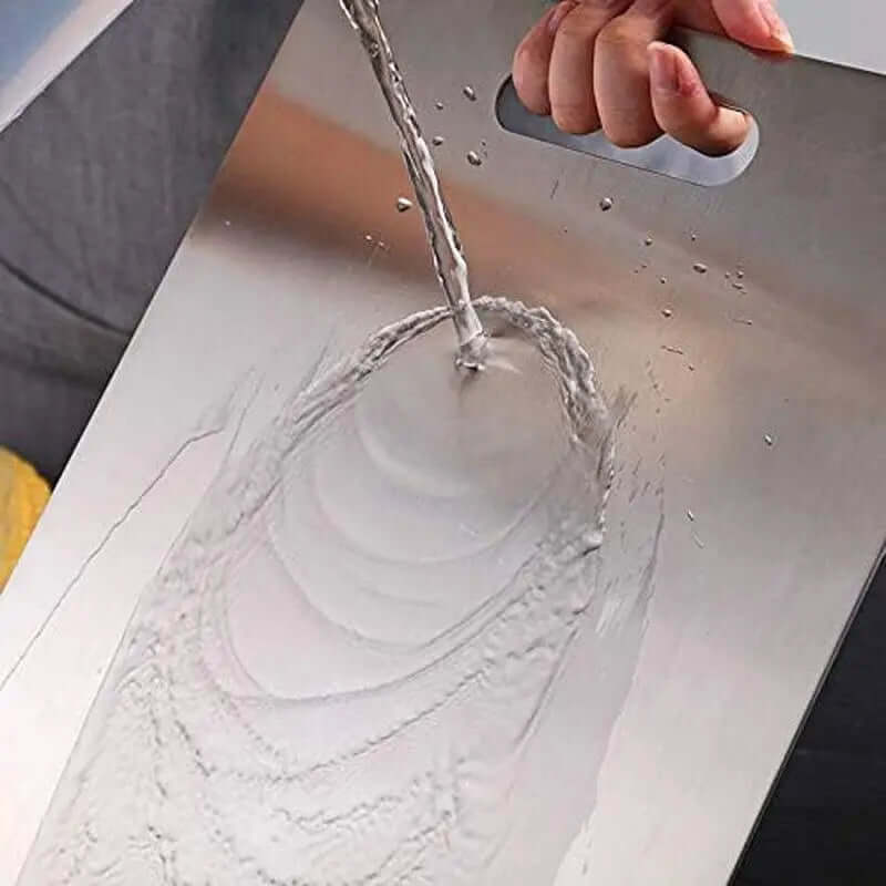 304 Food-Grade Stainless Steel Cutting Board for Meat, Cheese, and Vegetables - Extra Large, Easy to Clean-Allen Cozy Haven Store