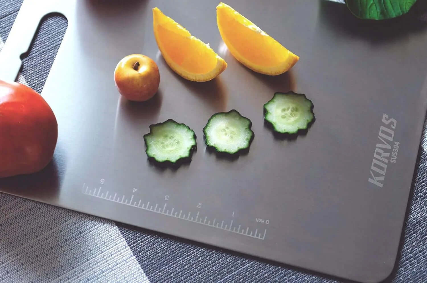 304 Food-Grade Stainless Steel Cutting Board for Meat, Cheese, and Vegetables - Extra Large, Easy to Clean-Allen Cozy Haven Store