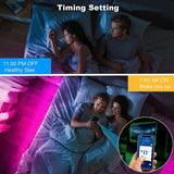 Smart LED Strip Lights: Utilize your smartphone to configure and operate the lights-Allen Cozy Haven Store
