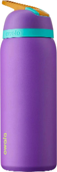 32-Ounce Insulated Stainless Steel Water Bottle with Straw and Locking Lid - Hint of Grape-Allen Cozy Haven Store