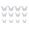 3D Hollow Butterfly Wall Stickers Home Decor Cardboard Butterfly Wall Stickers Home Decor Accessories Accesorios De Cocina-Allen Cozy Haven Store
