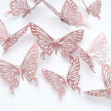 3D Hollow Butterfly Wall Stickers Home Decor Cardboard Butterfly Wall Stickers Home Decor Accessories Accesorios De Cocina-Allen Cozy Haven Store