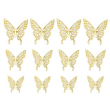 3D Hollow Butterfly Wall Stickers Home Decor Cardboard Butterfly Wall Stickers Home Decor Accessories Accesorios De Cocina-Allen Cozy Haven Store