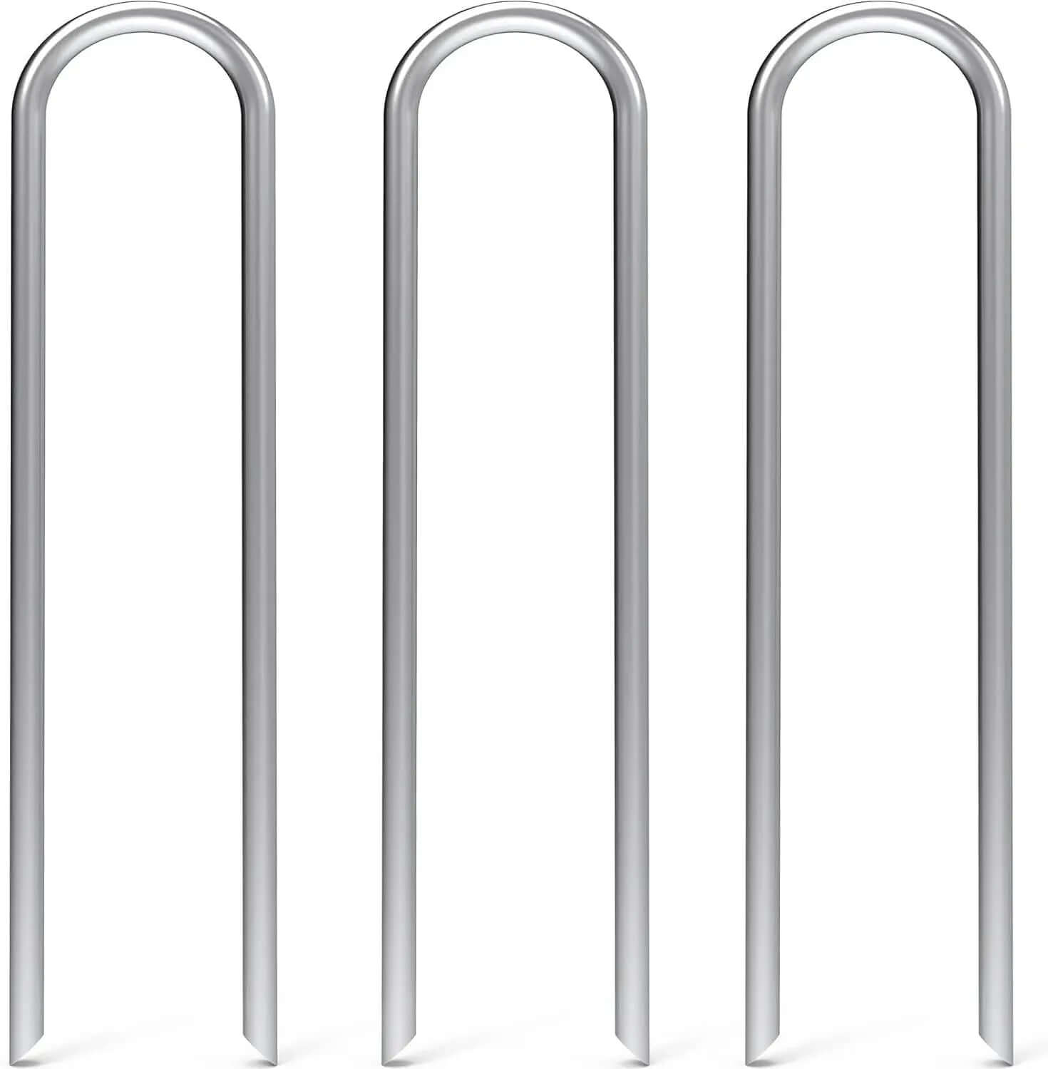 50-Pack Heavy-Duty 12-Inch Galvanized Garden Stakes-Allen Cozy Haven Store