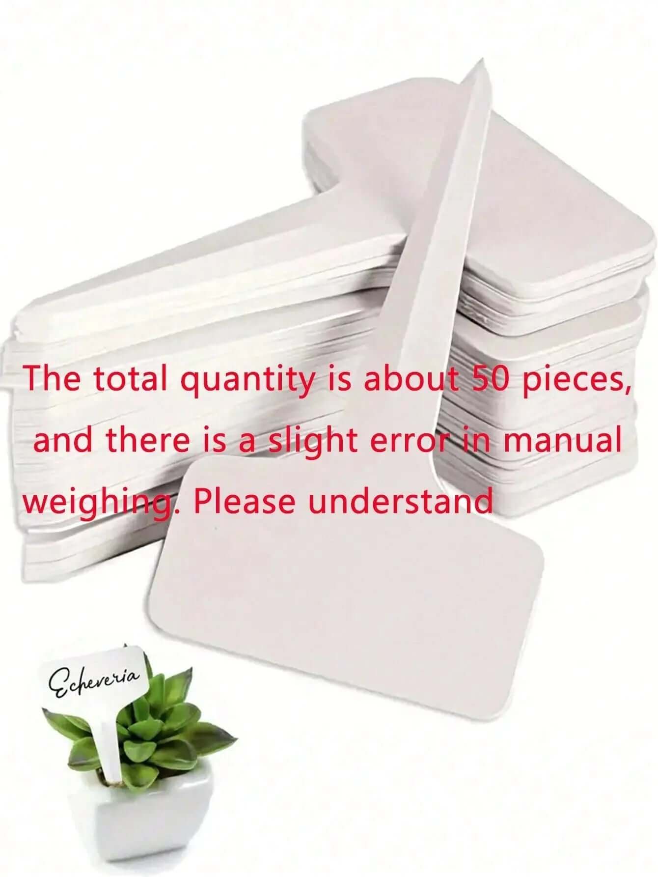"50-Pack Waterproof T-Shaped Plant Labels for Garden and Potted Plants"-Allen Cozy Haven Store